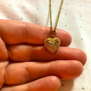 Vintage Juicy Couture Heart Pendant Necklace